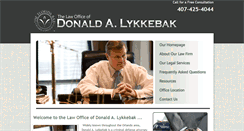 Desktop Screenshot of donaldlykkebak.com
